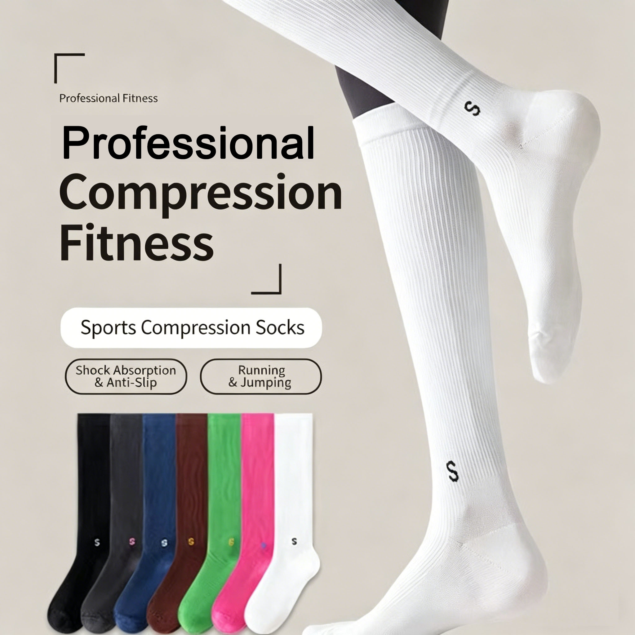 Speed Skipping Rope - Calze a Compressione Professionali per Sportivi