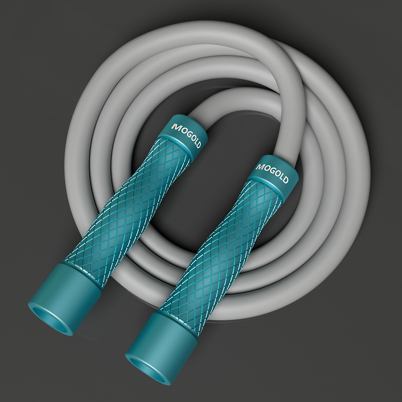 Speed Skipping Rope - Corda per saltare professionale MOGOLD: impugnatura
