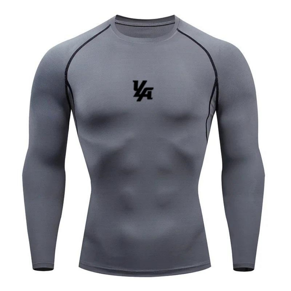 Yoga & Fitness With Denise - Maglia a Compressione Sportiva da Uomo