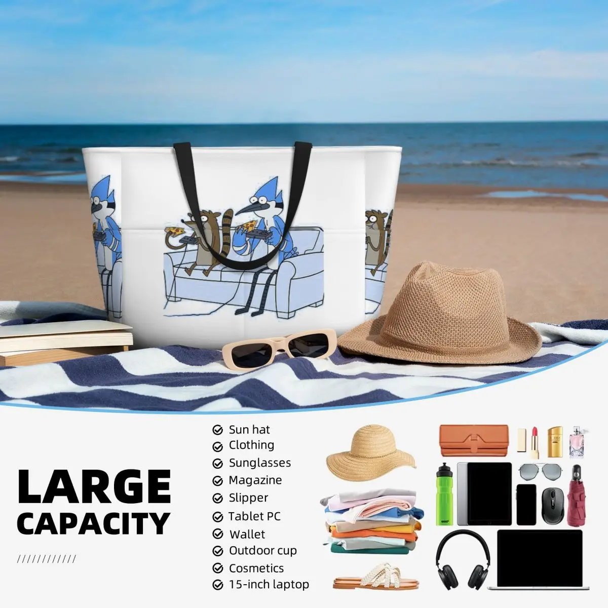 Borsa da spiaggia Mordecai And - Yoga Fitness Videos Free recensione e prezzo