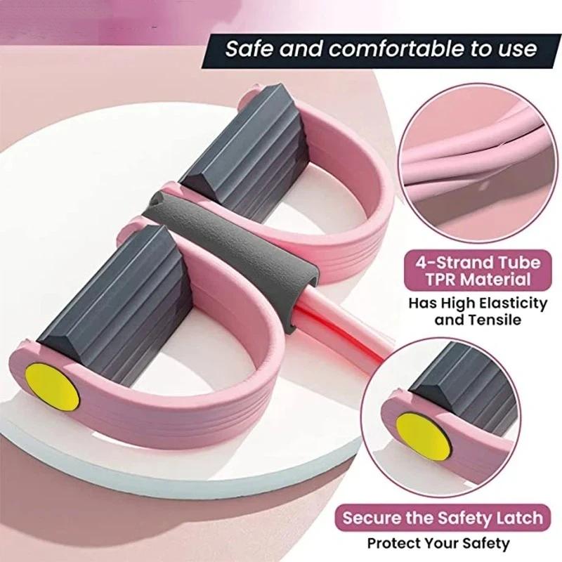 Nuove Fasce di Resistenza a 4  - Yoga Fitness Stretching Strap recensione e prezzo