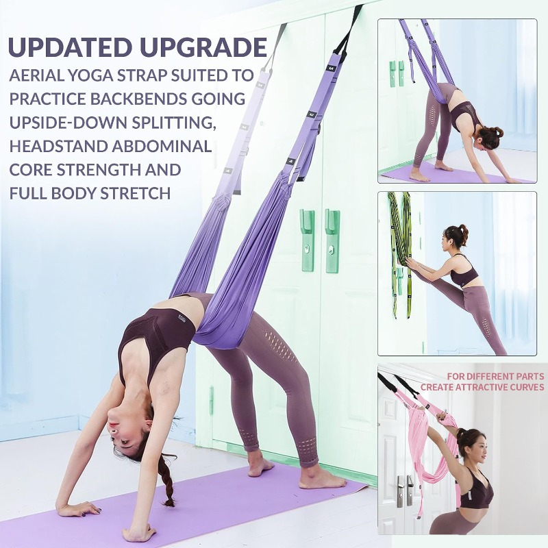 Set Amaca Regolabile per Yoga  - Yoga Fitness Stretching Strap recensione e prezzo