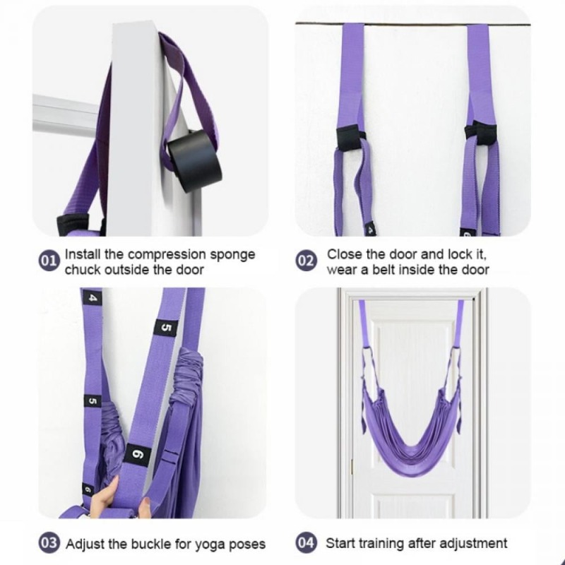 Set Amaca Regolabile per Yoga  - Yoga Fitness Stretching Strap recensione e prezzo