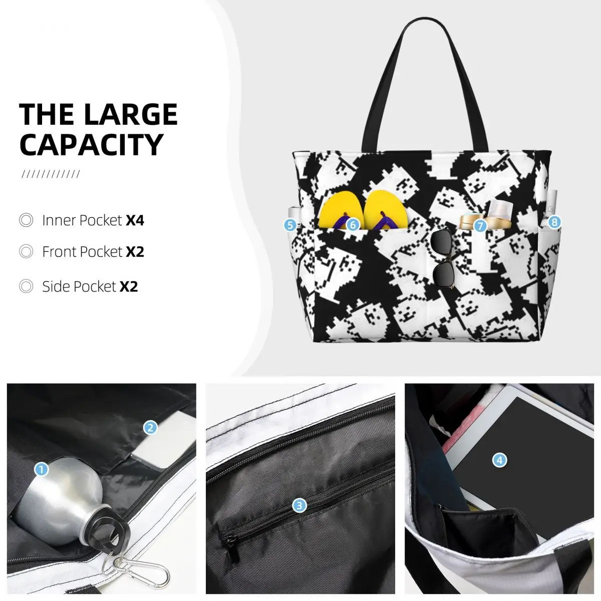 Borsa tote da spiaggia Underta - Yoga Fitness Videos Free recensione e prezzo