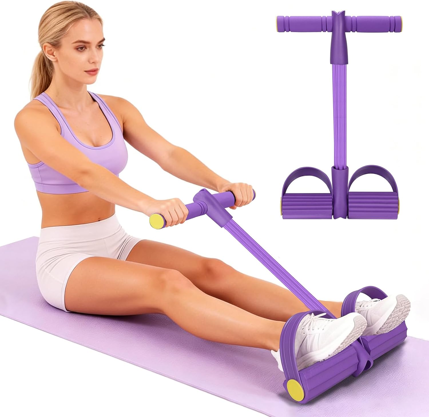 Fascia di resistenza a 4 tubi  - Yoga Fitness Stretching Strap recensione e prezzo